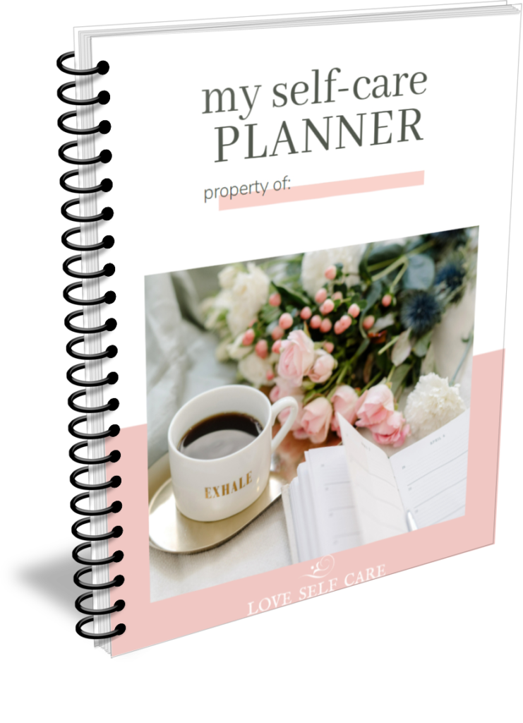 Self care planner front cover