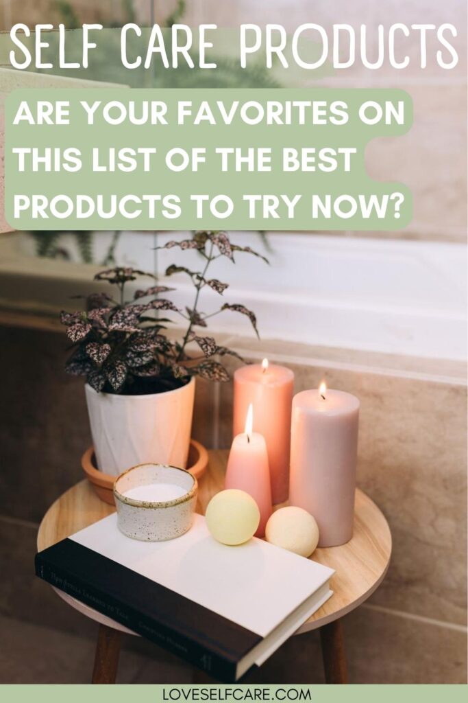 Self Care Items for Women list