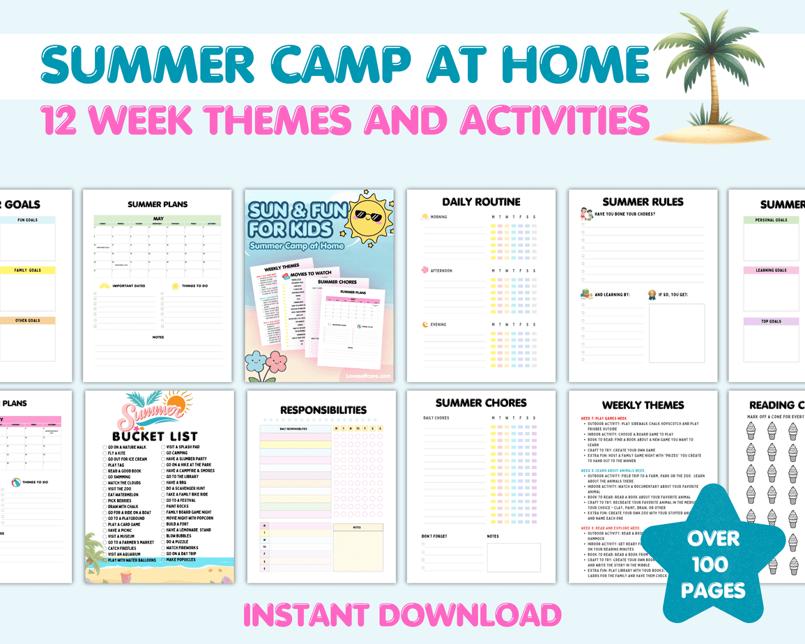 Summer camp at home ideas